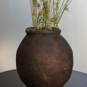 Handmade Tunisian Antique Vase | Wabi-Sabi Inspired